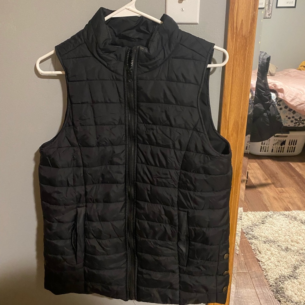 Black Puffer Vest
